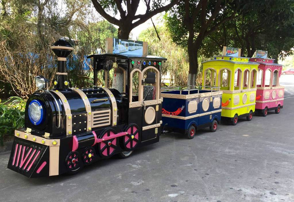 大理景区广商场无轨观光小火车电动儿童游乐设备小火车可坐人户外玩具